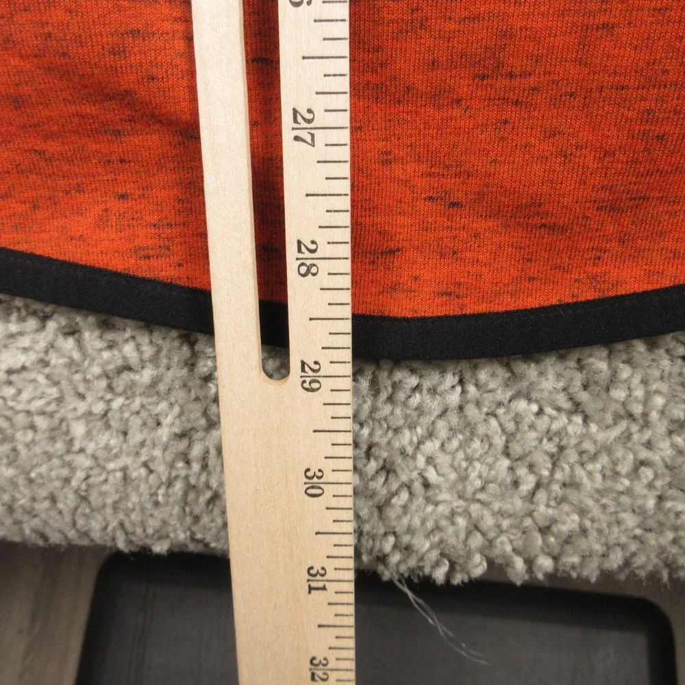 Nike Sweater Mens Medium Orange Tech Fleece Full Zip Hoodie Sweatshirt 2015